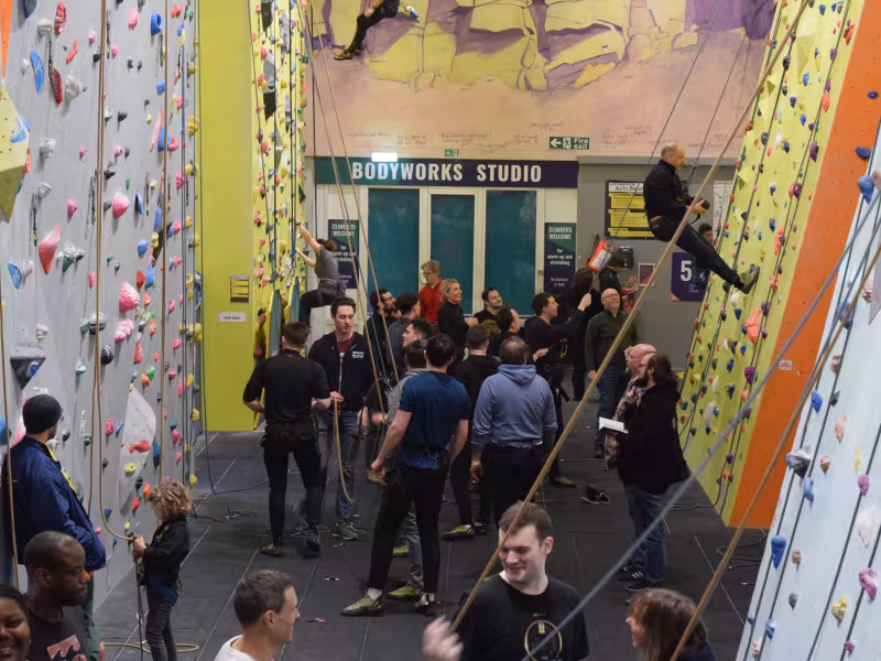 Bespoke team building climbing session
