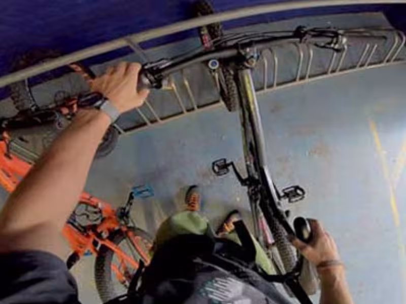 Bike racks at The Reach