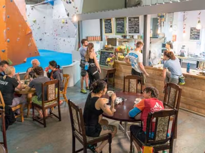 The Reach cafe on the mezzanine floor