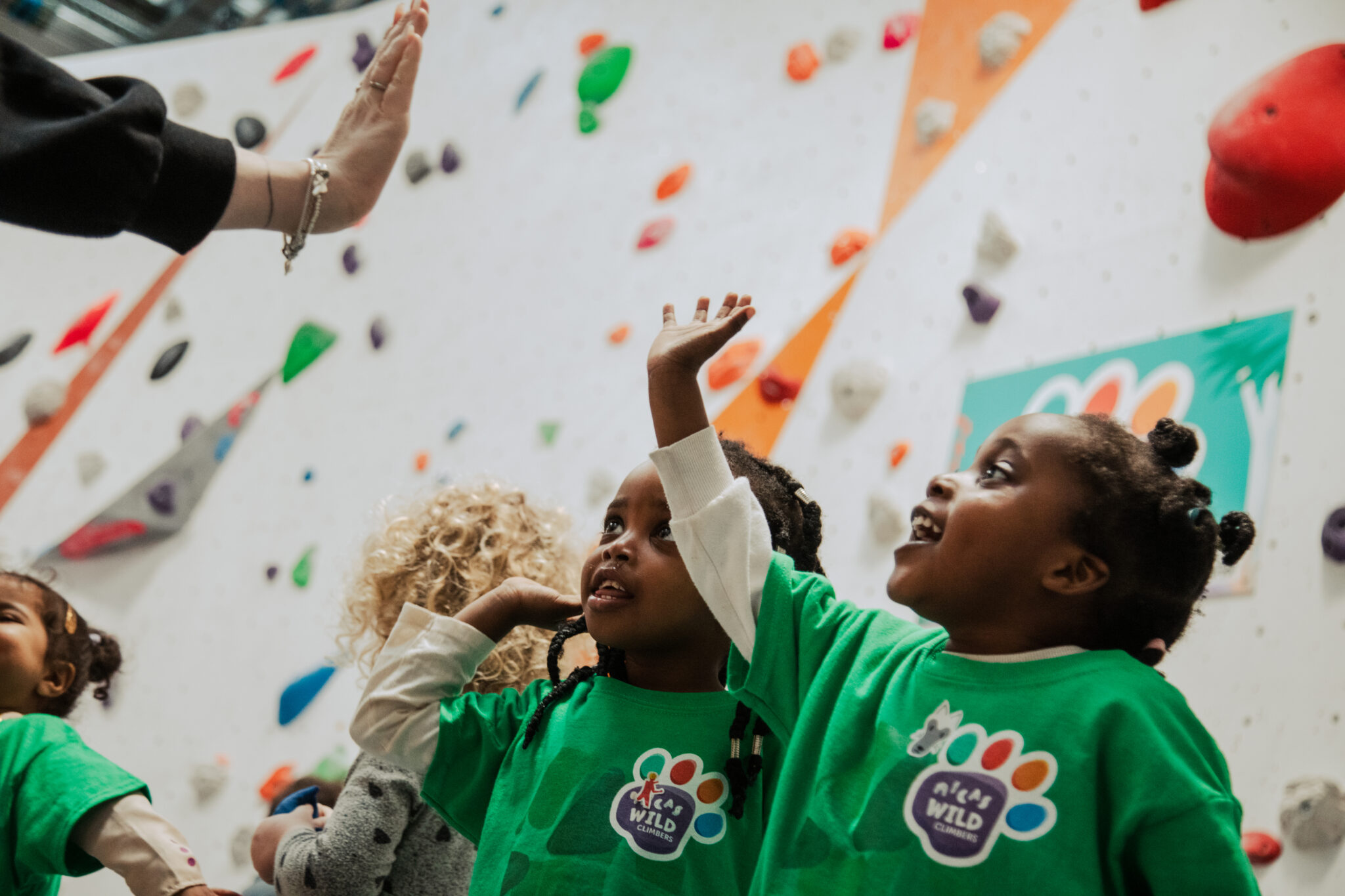 NICAS Wild Climbers children at The Reach